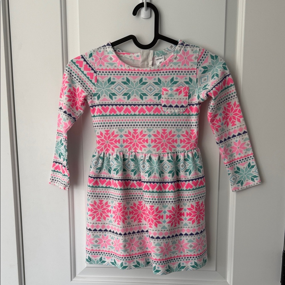 Carter's Snowflake Pattern Dress